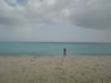 Playa Cas Aboa (je ziet het niet goed maar het regent) (23kb)