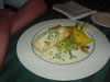 Pan fried fillet of black grouper served with vegetable stew fried polenta with wild rice and lime sauce (39kb)