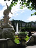 Salzburg: Mirabell Garten bij Schloss Mirabell (87kb)