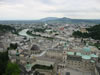Salzburg: uitzicht vanaf de Festung Hohensalzburg (92kb)