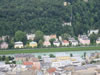 Salzburg: uitzicht vanaf de Festung Hohensalzburg (104kb)