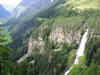 Waterval bij Umhausen (150 m en daarmee de grootste van Tirol) (121kb)
