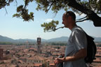 Lucca: View from Torre dei Guinigi (96kb)